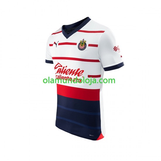 Camisola CD Guadalajara Homem Equipamento Segundo 2023-2024 Manga Curta